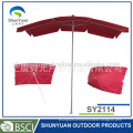 UV protection with Aluminum Frame 2M*1.5M Outdoor Rectangular Umbrella